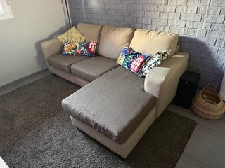 Sofá chaiselongue reversible