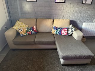 Sofá chaiselongue reversible