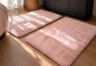 2 Alfombras Rosas 80x120 cm
