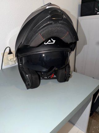 Casco Acerbis Negro/Gris Moto