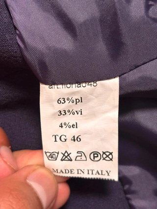 Chaqueta Corta Federica Erre Violeta, Talla 42 (46
