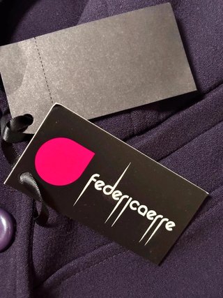 Chaqueta Corta Federica Erre Violeta, Talla 42 (46