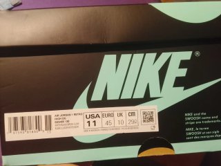 Nike Jordan 1 RETRO talla 45 NUEVAS