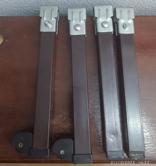Patas de somier metálicas con ruedas