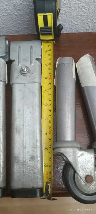 Patas de somier metálicas con ruedas
