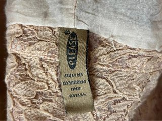 Chaqueta blazer encaje beige Please talla S