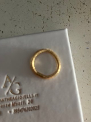 Sortija de oro peso 1 gramo