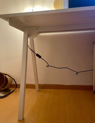 Mesa escritorio Ikea TROTTEN blanca