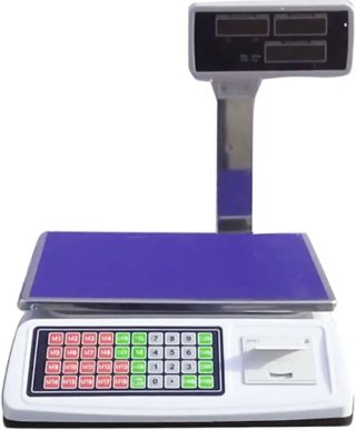 Báscula Digital Comercial 50kg con Impresora