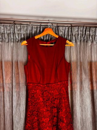 Vestido largo de fiesta rojo Lana Marie by Ariella
