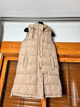 Chaleco acolchado largo Voyelles beige T36