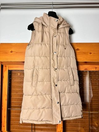 Chaleco acolchado largo Voyelles beige T36