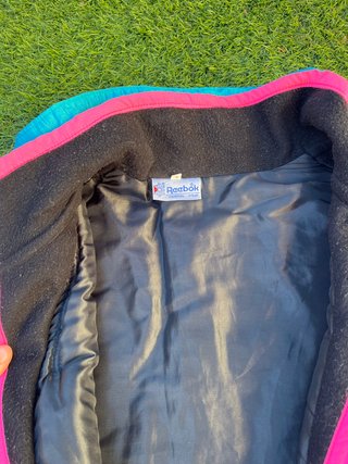 Chaqueta Reebok Vintage Azul y Rosa