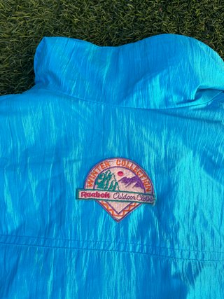 Chaqueta Reebok Vintage Azul y Rosa