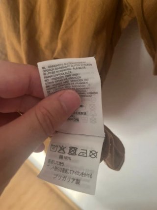 Camiseta Carhartt WIP Script Logo Marrón Talla XS