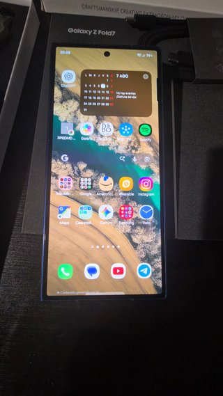Samsung Z Fold 7 Azul