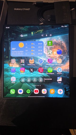 Samsung Z Fold 7 Azul