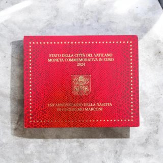 2 Euro Vaticano 2024 FDC Guglielmo Marconi