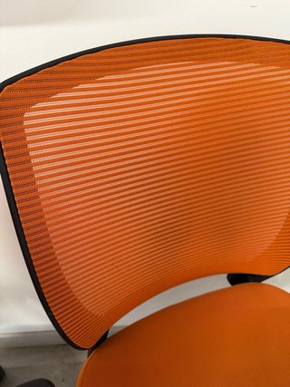 Sillas de oficina Ofiprix naranjas (4 unidades)