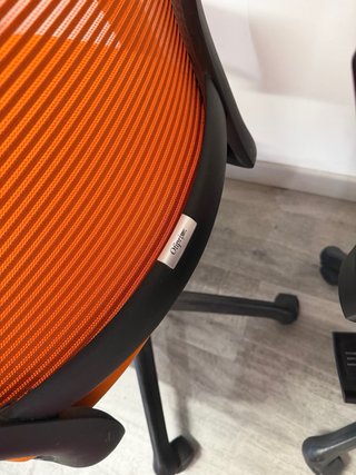 Sillas de oficina Ofiprix naranjas (4 unidades)