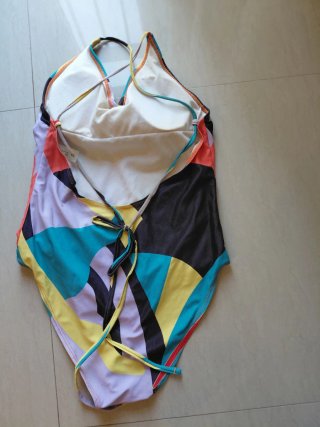 Bañador estampado multicolor