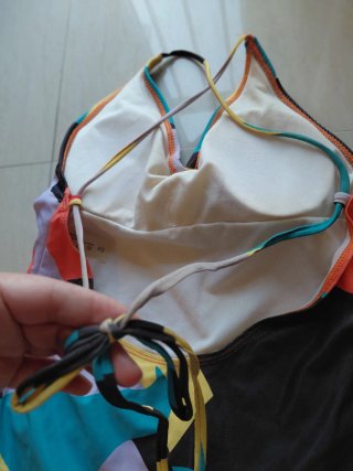 Bañador estampado multicolor
