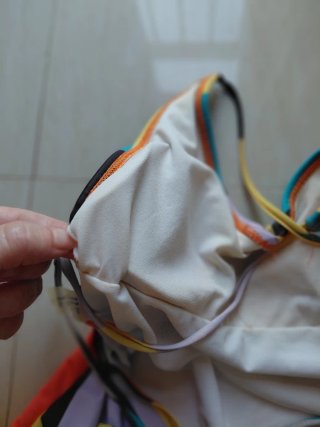 Bañador estampado multicolor