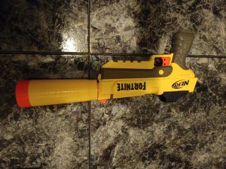 Pistola Nerf Fortnite Amarillo