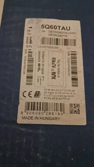 Samsung 55 QLED 5Q60TAU TV