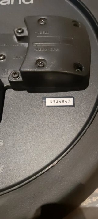 Plato Roland CY-12C Crash nuevo