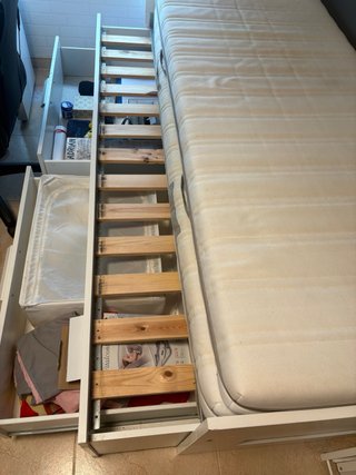 Cama doble Ikea Hemnes 80x200
