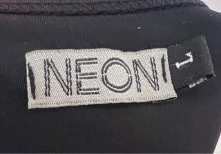 Falda Padel Neon Negra Talla L