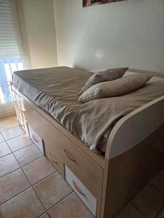 Cama nido madera con cajones