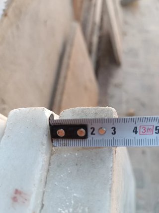 5 Escalones de Mármol y 1 Rebate/grailla