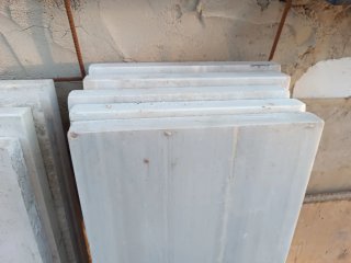 5 Escalones de Mármol y 1 Rebate/grailla
