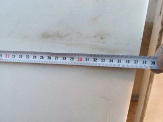 5 Escalones de Mármol y 1 Rebate/grailla