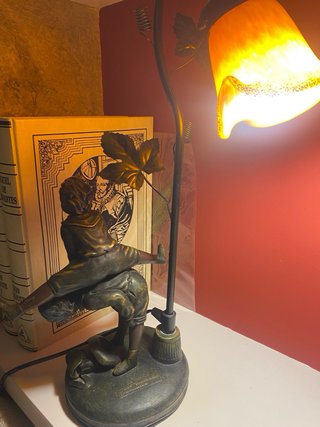 Lámpara antigua L'art nouveau française