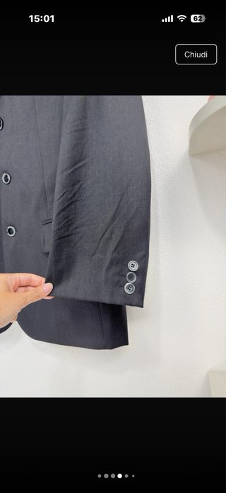 Blazer lana grigio Limited Edition M