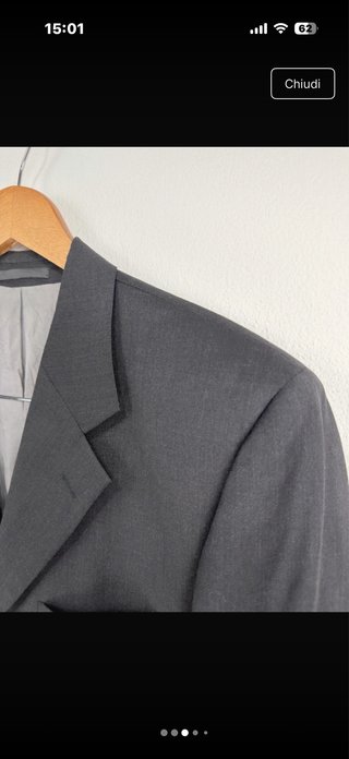 Blazer lana grigio Limited Edition M