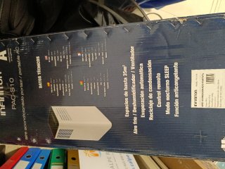 Aire acondic portátil Infiniton 10000 BTU con kits