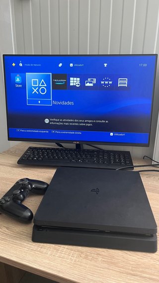 PS4 Slim 1TB Sony Preto