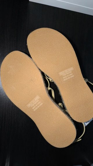 Sandalias cuña Lefties amarillo claro