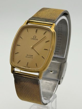 Omega De Ville Quartz Vintage Reloj Dorado