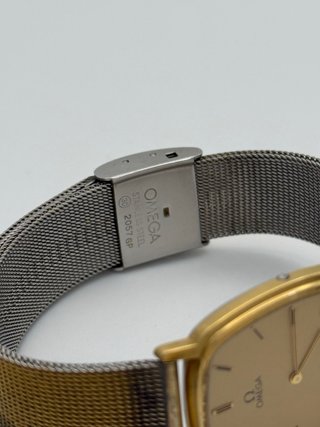 Omega De Ville Quartz Vintage Reloj Dorado
