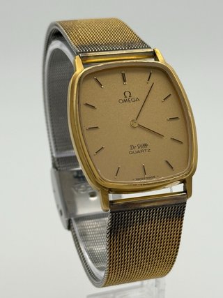 Omega De Ville Quartz Vintage Reloj Dorado