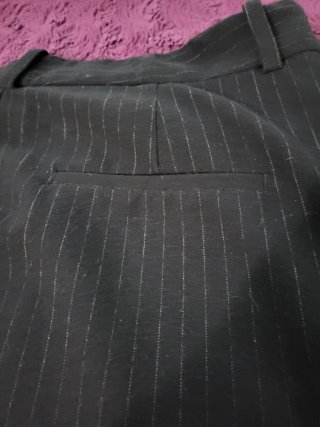 Pantalón Zara Raya Diplomática Azul