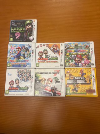 Pacchetto 7 Videogiochi Nintendo 3DS Mario e Luigi