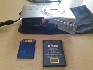 Nikon Coolpix S5100+Tarjeta 2GB+Cable y Batería