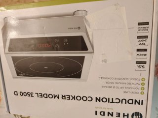 Cocina Inducción Hendi 3500W Acero Inox