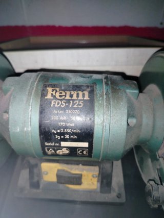 Amoladora de banco FERM FDS-125 170W
